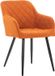 CLP Shila Chaise de salle à manger Tissu orange