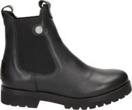 Panama Jack leren chelsea boots zwart