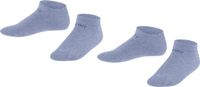 Esprit Foot Logo 2-Pack sneakersokken kinderen blauw - maat 31-34