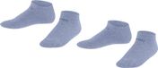 Esprit Foot Logo 2-Pack sneakersokken kinderen blauw - maat 31-34