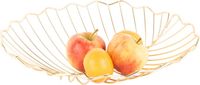 Present time Fruit Basket Leaf - Iron - Gold
