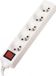 Waytex 52115 power uitbreiding 1,5 m 5 AC-uitgang(en) Binnen Wit