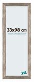 Your Decoration Cadre Puzzle 33x98 cm Métal Vintage