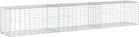 vidaXL Schanskorf - 300x50x50 cm - Gegalvaniseerd IJzer - Zilverkleurig