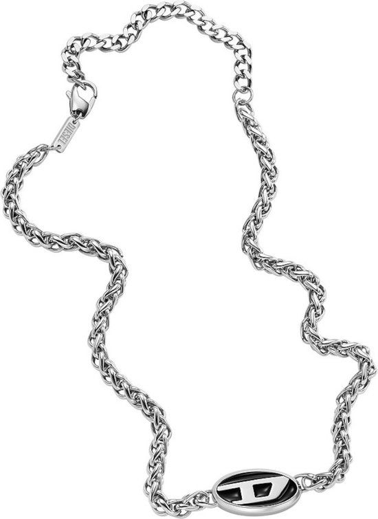 Diesel DX1470040 Heren Ketting - Zilverkleurig