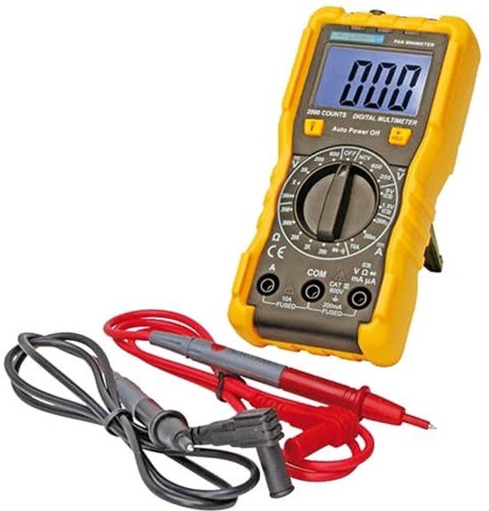 Kopp Digitale multimeter Mini 7 functies 18 bereiken - Geel