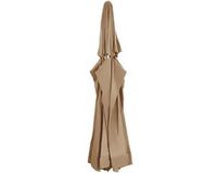 vidaXL Vervangingsdoek voor parasol 610 cm taupe