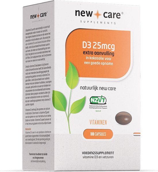New Care Vitamine D3 25mcg Capsules