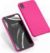 kwmobile telefoonhoesje geschikt voor Apple iPhone XR - Hoesje met siliconen coating - Smartphone case in neon roze