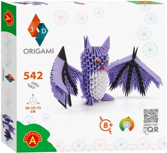 Alexander Toys Alexander ORIGAMI 3D – Vleermuis