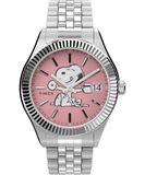 Timex Peanuts Legacy TW2V47400 Horloge - Staal - Zilverkleurig - Ø 34 mm