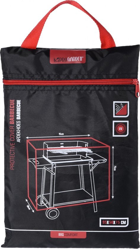 Garden Pro luxe rechthoekige BBQ hoes 95 x 75 x 50