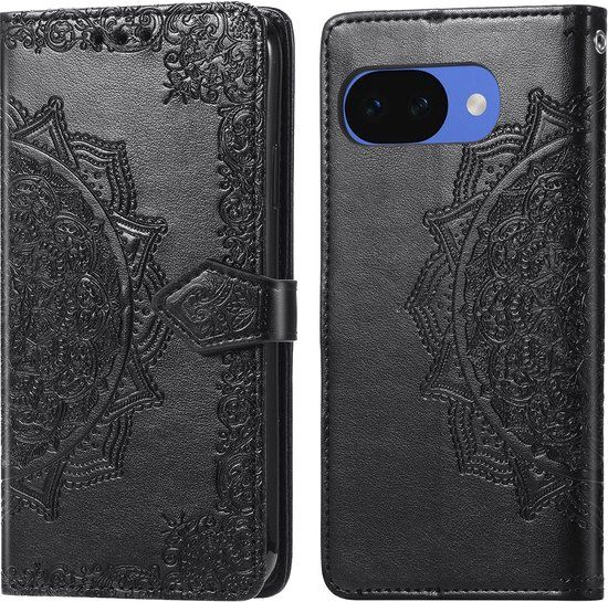 imoshion Mandala Bookcase - Geschikt voor Google Pixel 10a - Zwart