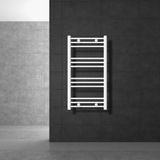 LuxeBath Elektrische badkamerradiator 600W 500x800mm Wit gebogen
