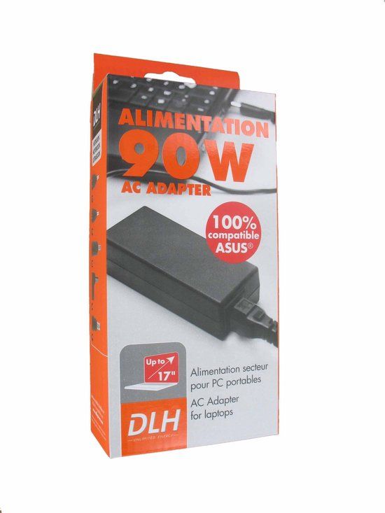 DLH Energy DLH DY-AI1934 netvoeding & inverter Binnen 90 W Zwart