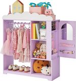 VEVOR Armoire pour enfants 91x30x103cm, violet