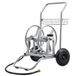 VEVOR chariot de tuyau, chariot de tuyau d'arrosage de 6096/9144cm, enrouleur de tuyau avec deux roues, poignée et panier de rangement, enrouleur de tuyau multifonctionnel pour jardin, voiture 675x610x900mm