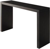 Lizzely Garden & Living Bijzettafel Randy - 120cm - Mangohout - Zwart - Industrieel