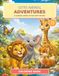 Cute Animal Adventures: 30 Adorable Animals in Their Happy Habitats - A Coloring Book for Kids Ages 4-8