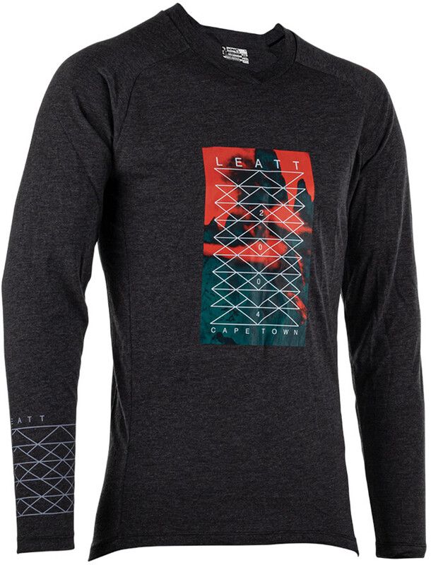Leatt MTB Gravity 2.0 LS Jersey Men - Zwart - 6009554020292
