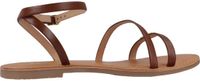 LES TROPEZIENNES Hanak leren sandaal voor dames, bruin, maat 36
