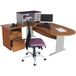 Bureau Mercure pied en L