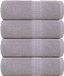 vidaXL Gastendoekjes FROGN 4 stuks 30x50 cm 360 g/m² Grijs
