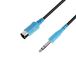 Adam Hall Cables 3 STAR BV MIDI 0150 - Midikabel, 6,3 mm jack stereo op 5-polige MIDI-stekker, zwart, 1,5 m