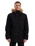 Brandit Tussenparka 'Fish Tail' bruin / zwart