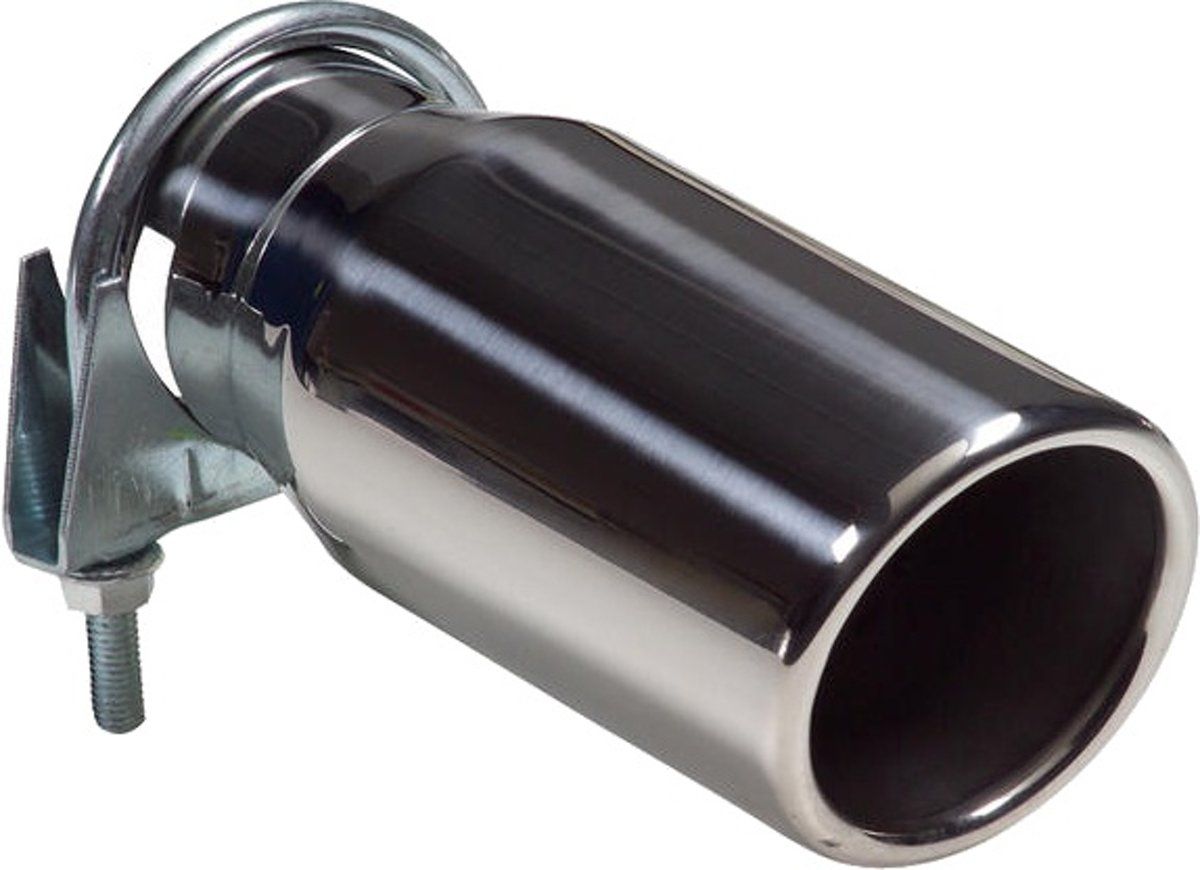 AutoStyle Uitlaatsierstuk Rvs Rond 40-58 Mm 18 Cm Chroom