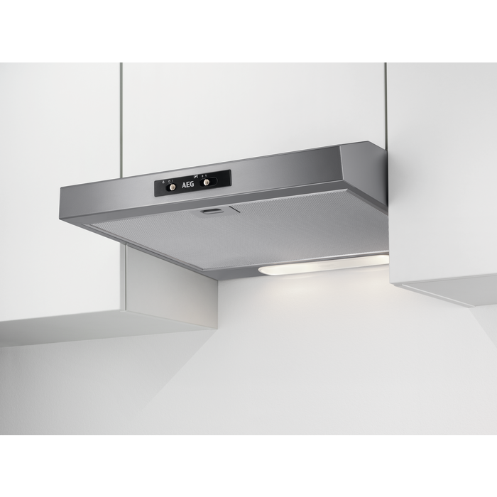 AEG DUE0600M Onderbouw Afzuigkap - RVS - 60cm
