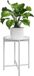 Merkloos Plantenstandaard van metaal - 15 inch - wit