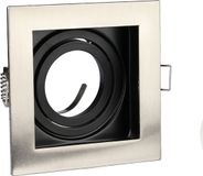 V-TAC VT-781SQ-SN LED Inbouwspot - GU10 - IP20 - Nikkel glans