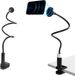Merkloos Flexibele Lange Arm Telefoonhouder - Bureau Magnetisch - Zwanenhals - 360 graden Rotatie - Metalen Desktop - Mobiele Telefoonstandaard