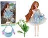 Leantoys Emily Baby Doll Printemps Cheveux rouges Fleurs