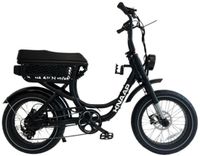 KNAAP Bikes LON - Vélo électrique Fatbike - 20 pouces - Noir