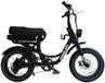 KNAAP Bikes LON - Vélo électrique Fatbike - 20 pouces - Noir