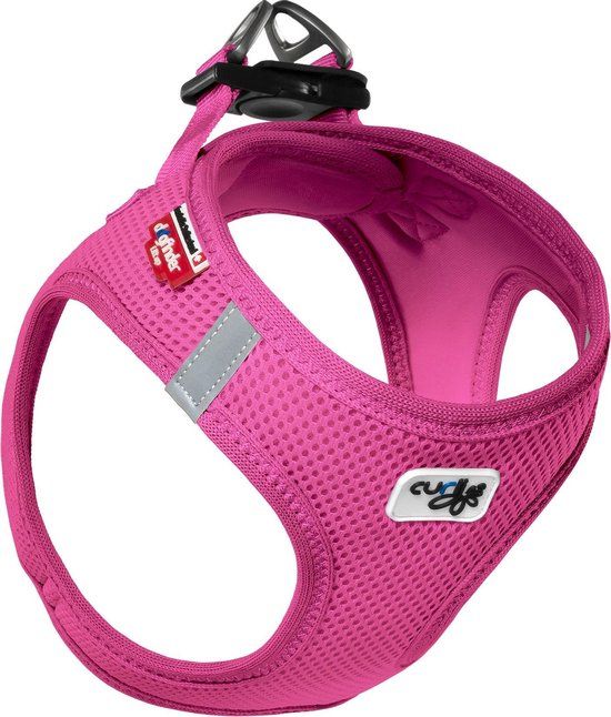Curli Air-mesh Hondentuigje - Fuchsia - 1,5-3 kg