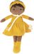 KALOO - Tendresse - Mijn eerste stoffen pop Naomie - 25 cm grote pop - gele jurk - geschenkdoos en gepersonaliseerd lint - vanaf de geboorte, K200008
