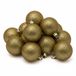 Cosy&Trendy Kerstballen Ø 8 cm - Goud glitter - Set-6