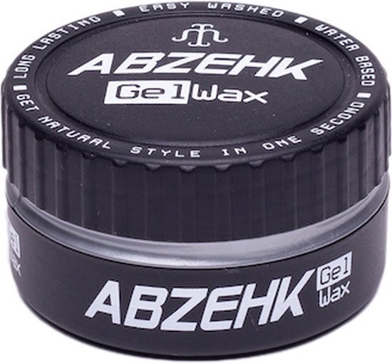 Abzehk Haarwax â€“ Zwart Wet Look 150 ml