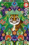 EDUCA - Puzzle - Tigre du Bengale - 500 Pièces