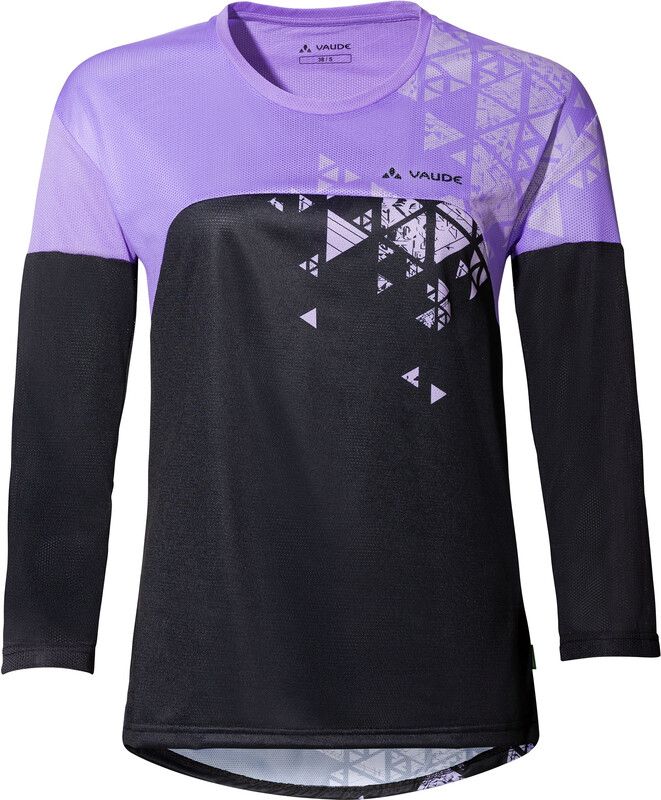Vaude Moab V LS T-Shirt Women - zwart/violet - 4062218529342