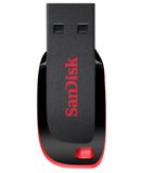 SanDisk Cruzer Blade USB Flash Drive - 64GB - USB 2.0 - Black/Red