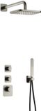 Hotbath Gal IBS40 inbouw regendoucheset High Flow thermostatisch met 2 stopkranen