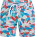 Blackspade Badeshorts Medium Pattern met kort been voor heren, blauw, maat S