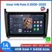 Merkloos Awesafe Android Autoradio 2+64GB voor VW Golf 6 (vanaf 2008) met navigatie, draadloze Carplay, Bluetooth, RDS, WIFI, DSP en GPS DAB+