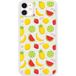 Apple Bedrukt siliconen hoesje compatibel met iPhone 11 Fruits tropicaux
