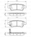 Bosch Remblokken Bp1277 0 986 494 369