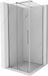 Mexen Velar cabine de douche coulissante 110 x 110 cm, transparent, chrome